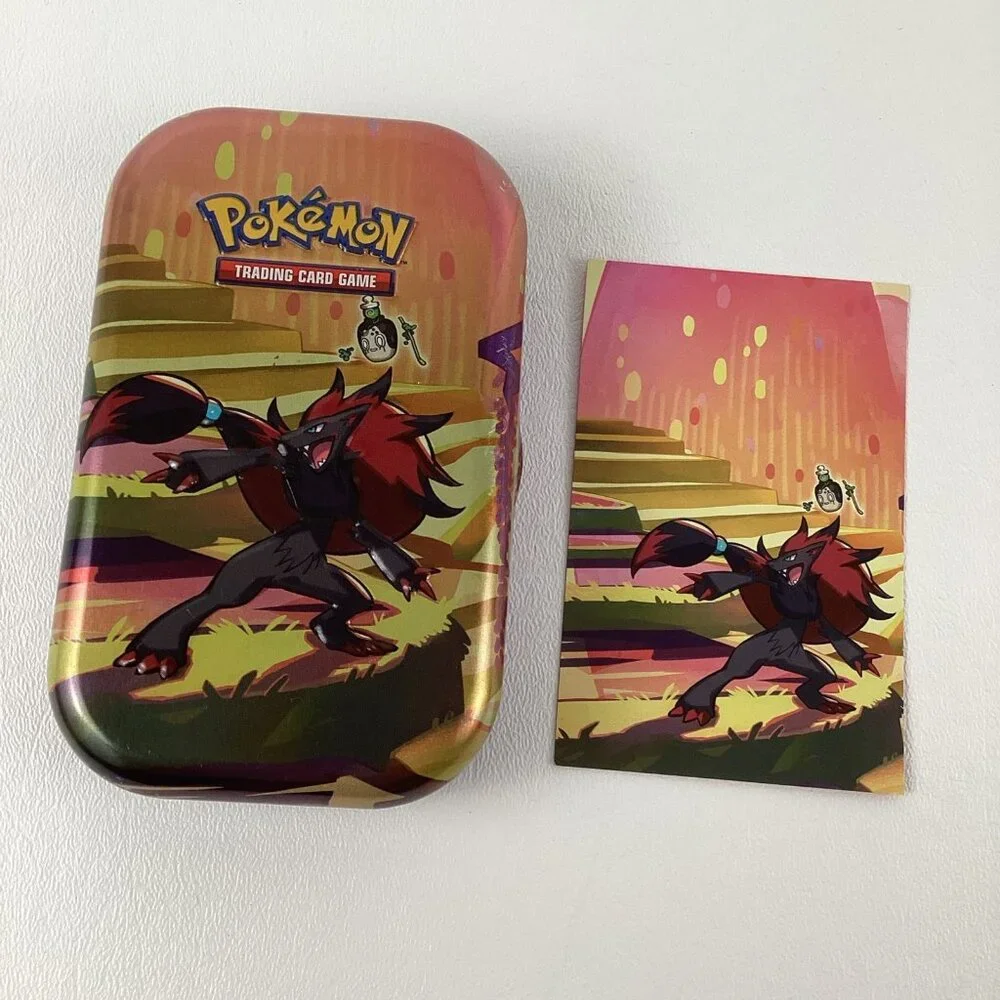 Pokemon Trading Card Game TCG Collectible Storage Tins Lot Cards Coins 2024